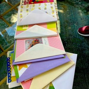 32 cards bundle hallmark, hello kitty congrats